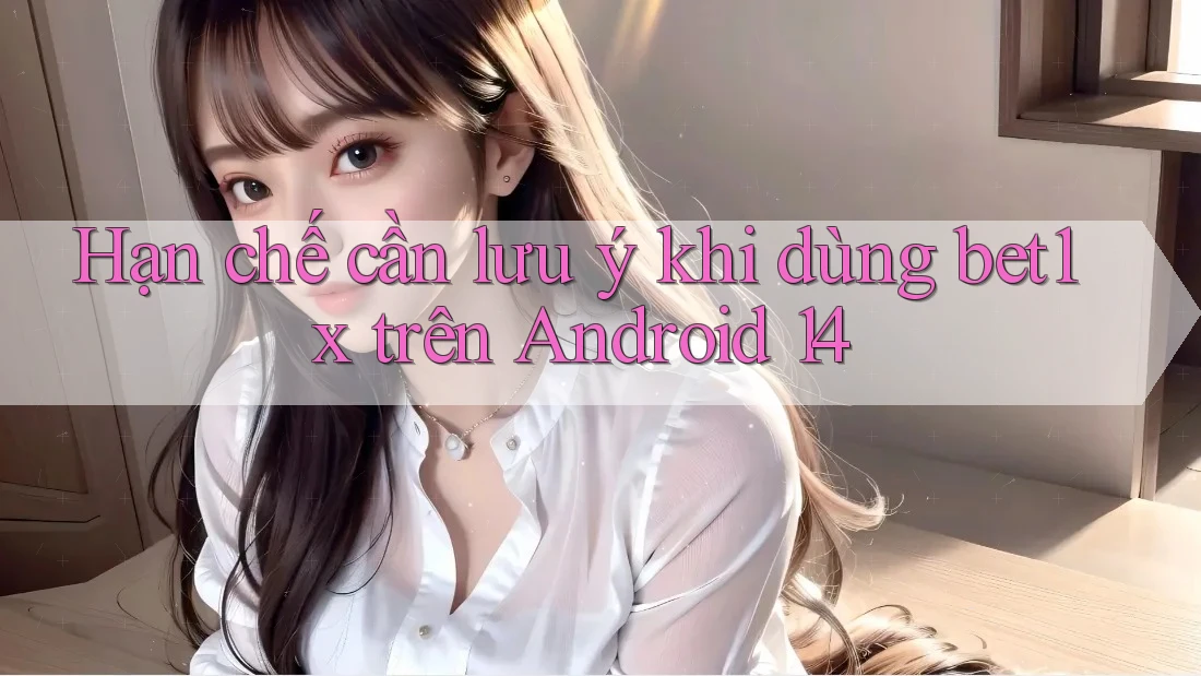 Hạn chế cần lưu ý khi dùng bet1x trên Android 14 Hạn chế cần lưu ý khi dùng bet1x trên Android 14