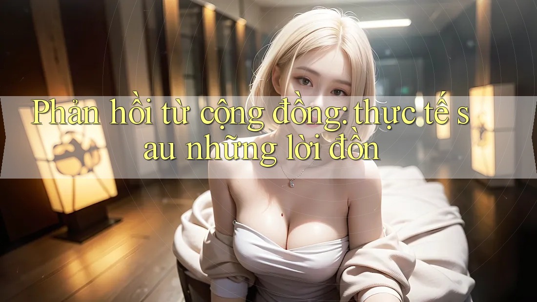 Phản hồi từ cộng đồng: thực tế sau những lời đồn