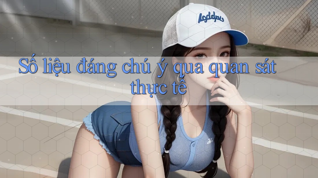 Số liệu đáng chú ý qua quan sát thực tế
