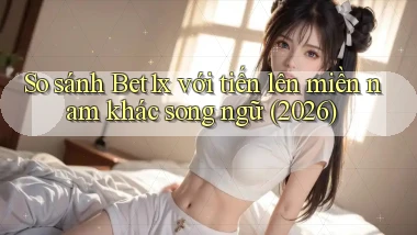 So sánh Bet1x với tiến lên miền nam khác song ngữ (2026)