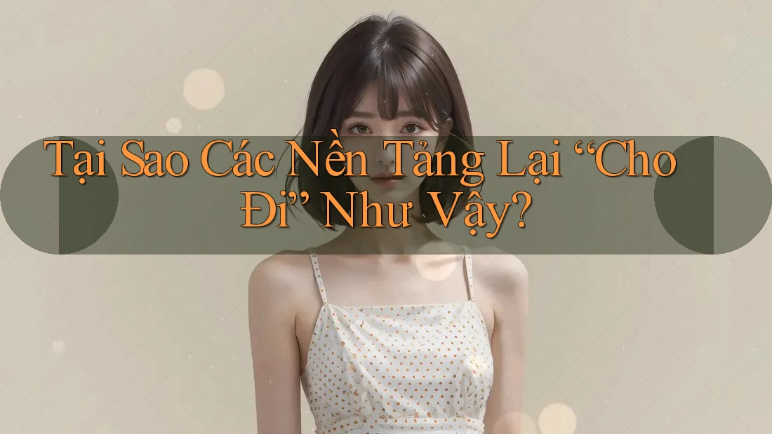 Tại Sao Các Nền Tảng Lại “Cho Đi” Như Vậy?