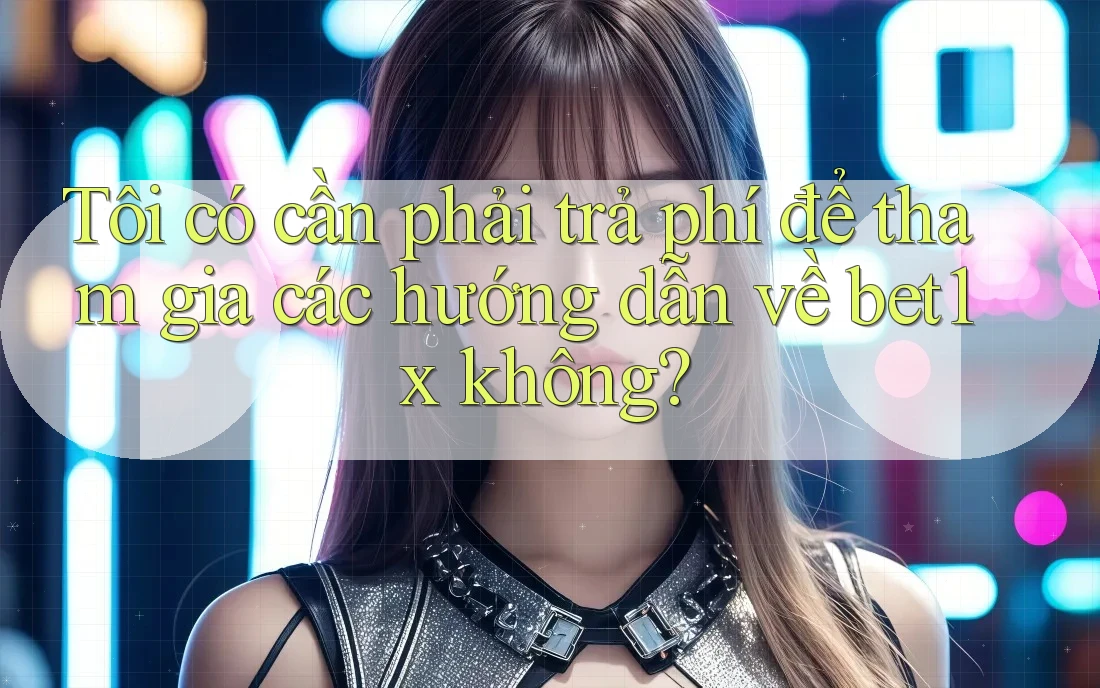 Tôi có cần phải trả phí để tham gia các hướng dẫn về bet1x không?
