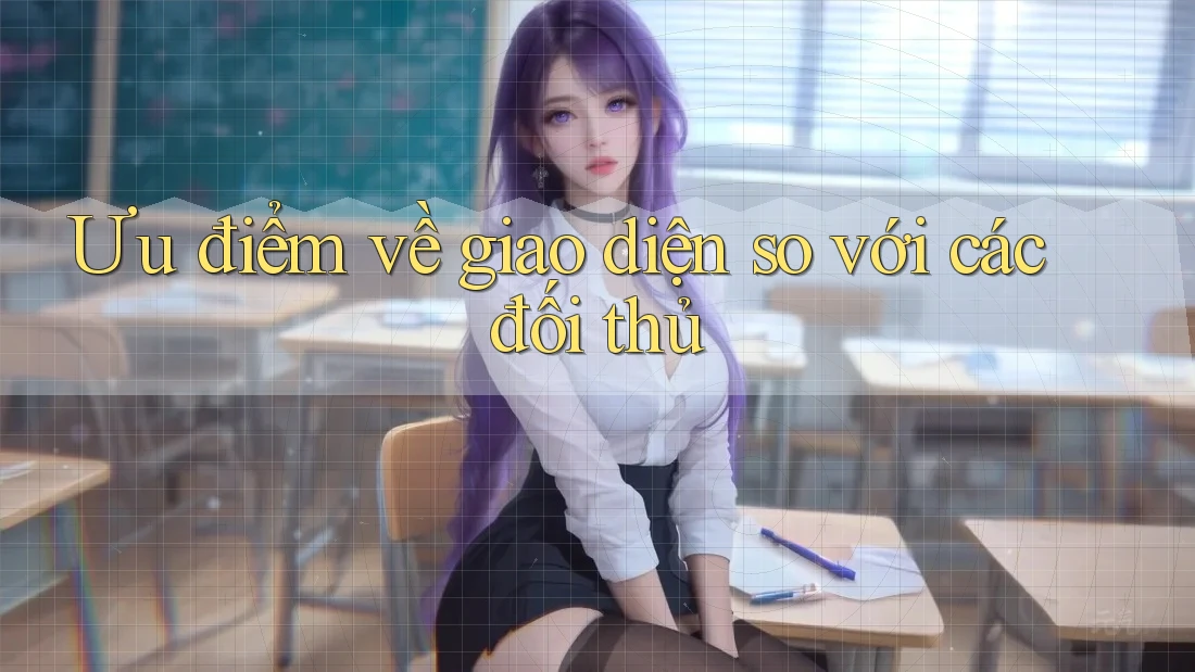 Ưu điểm về giao diện so với các đối thủ